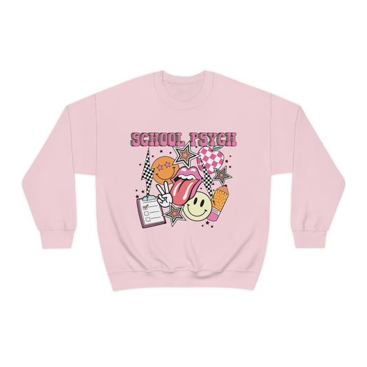 Retro School Psych Crewneck Sweatshirt