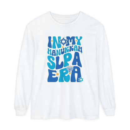 In My Hanukkah SLPA Era Long Sleeve Comfort Colors T-Shirt