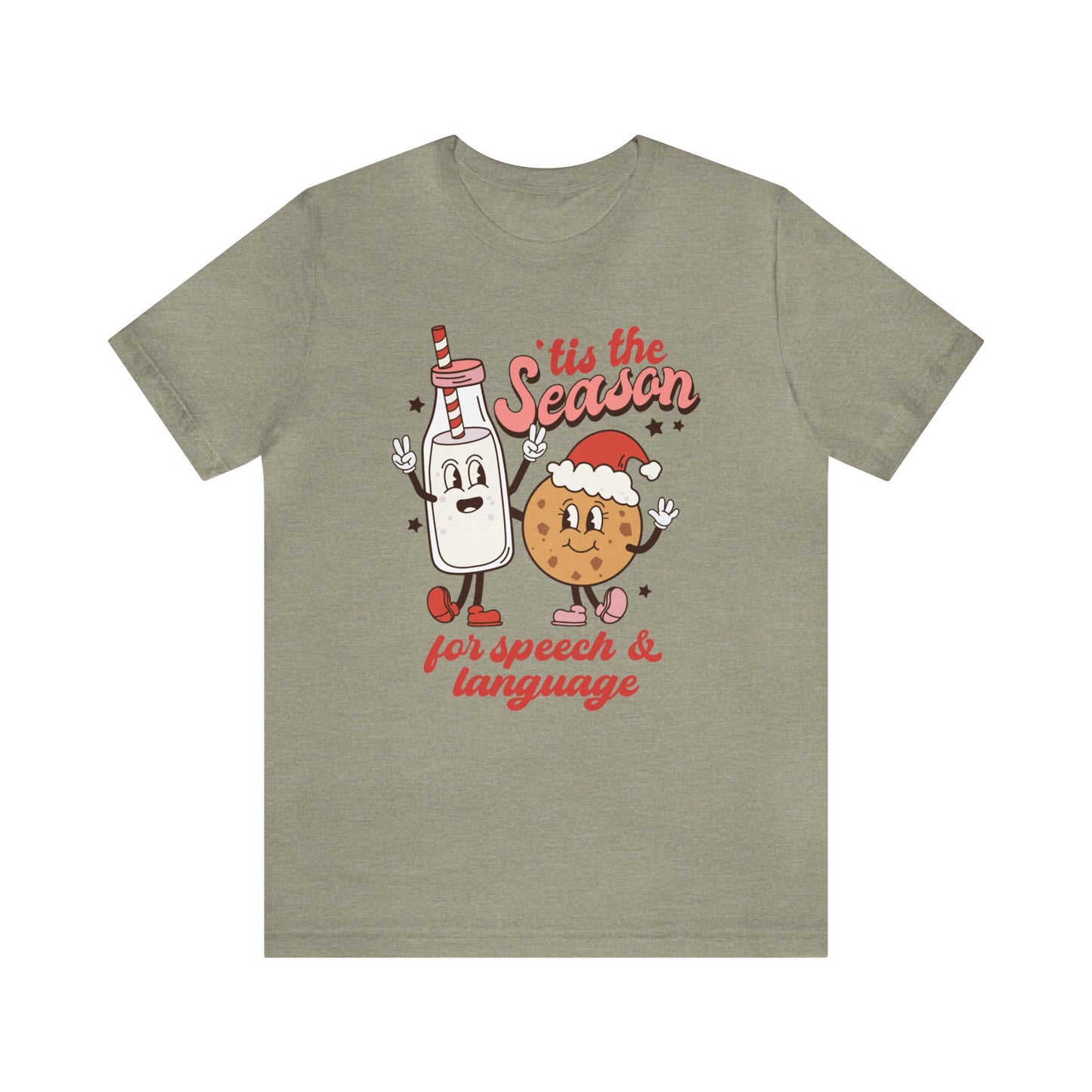 'Tis the Season for Speech and Language Jersey T-Shirt