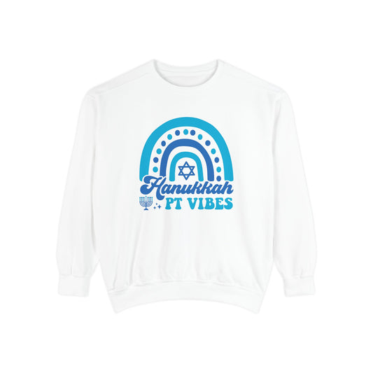 Hanukkah PT Vibes Comfort Colors Sweatshirt