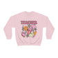 Retro Teacher Crewneck Sweatshirt