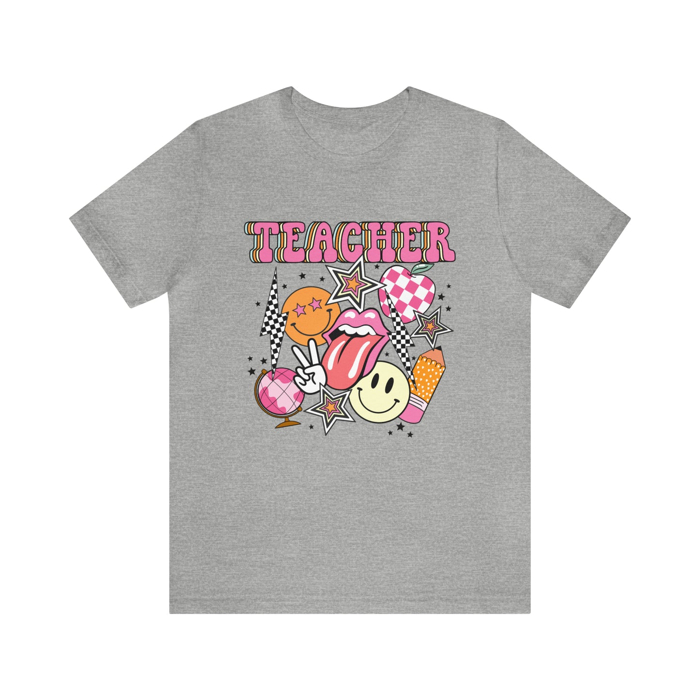 Retro Teacher Jersey T-Shirt