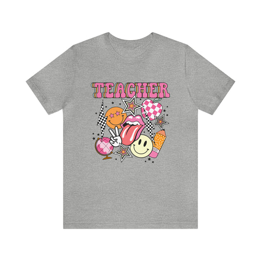 Retro Teacher Jersey T-Shirt