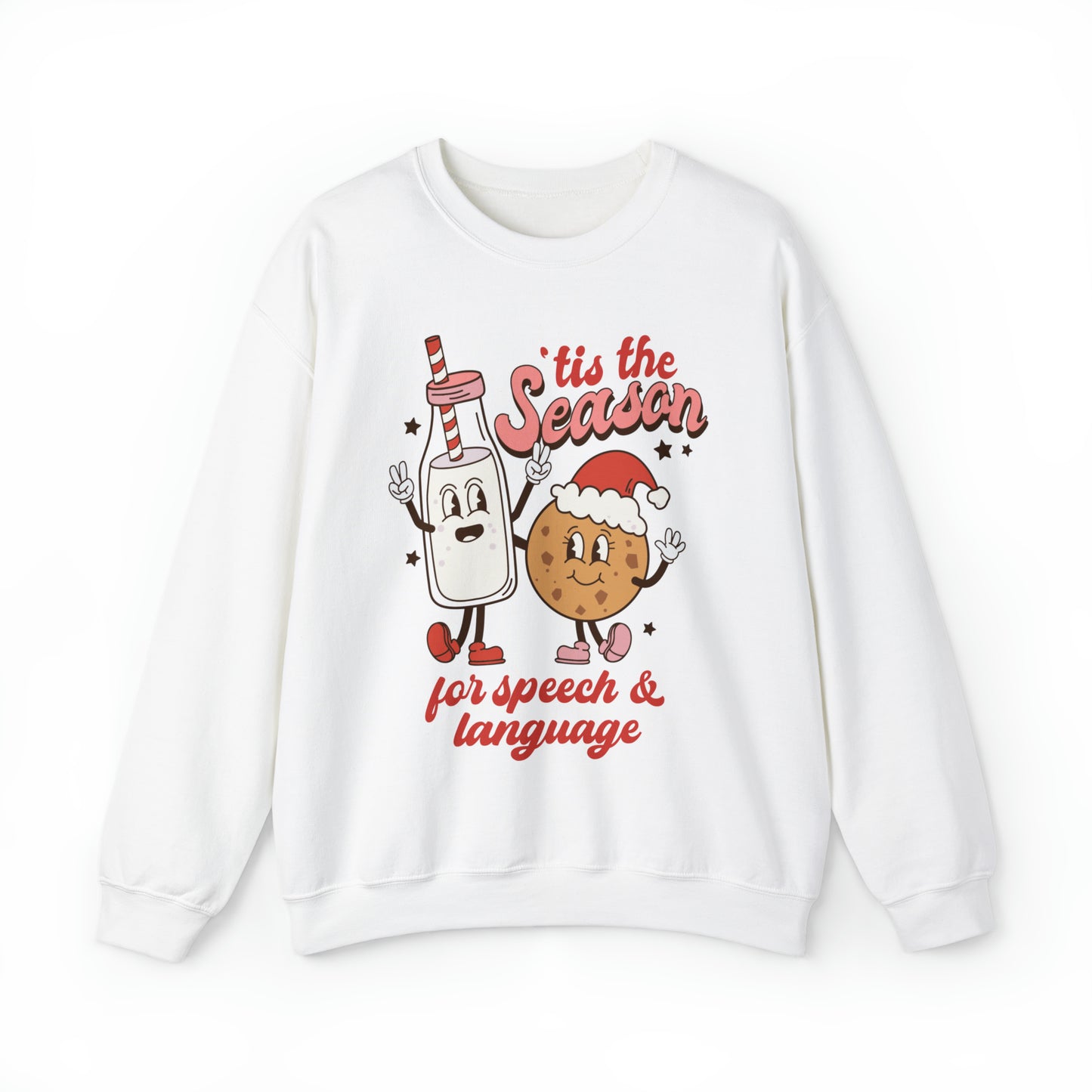 'Tis the Season for Speech and Language Crewneck Sweatshirt