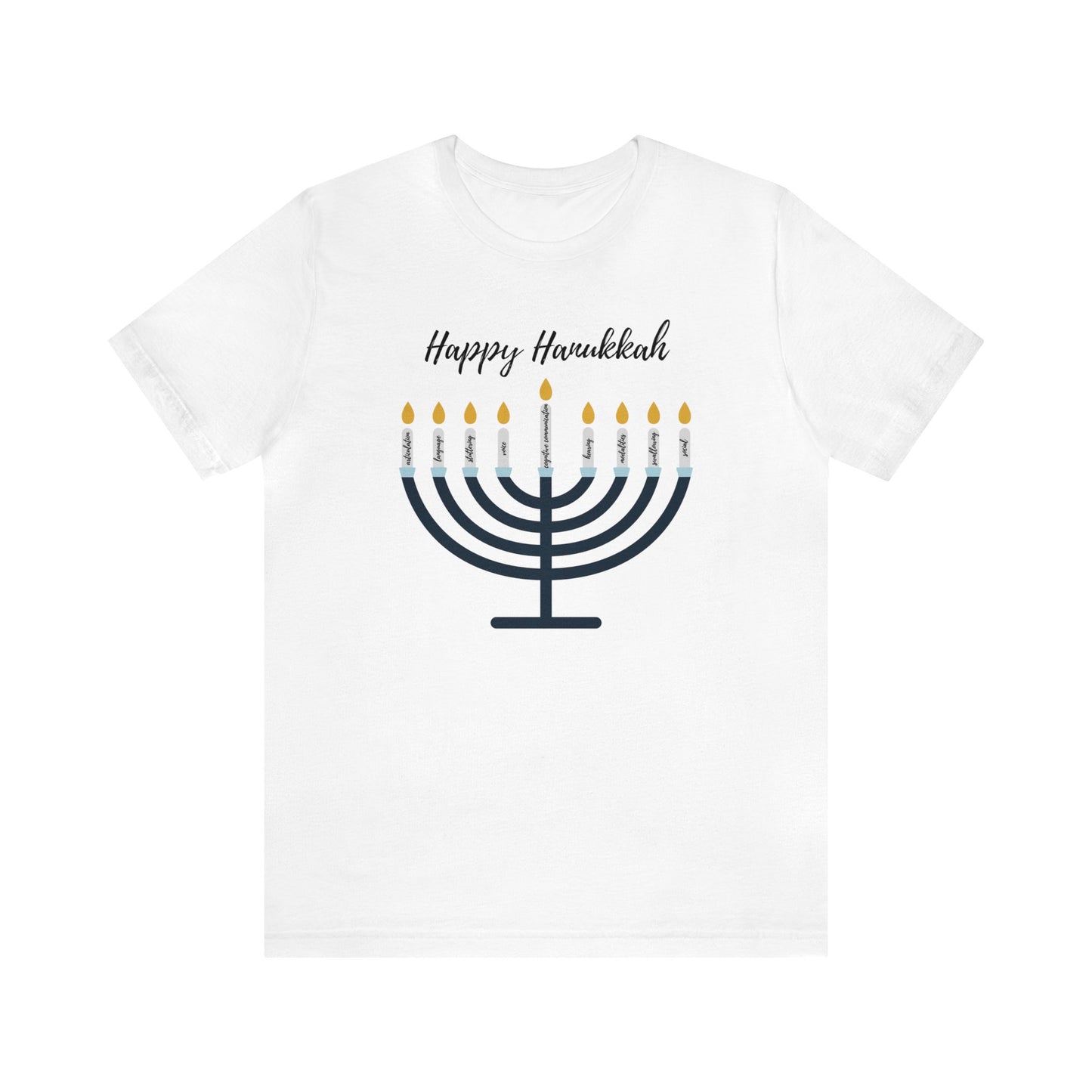 Hanukkah Big Nine Speech Scope Jersey T-Shirt