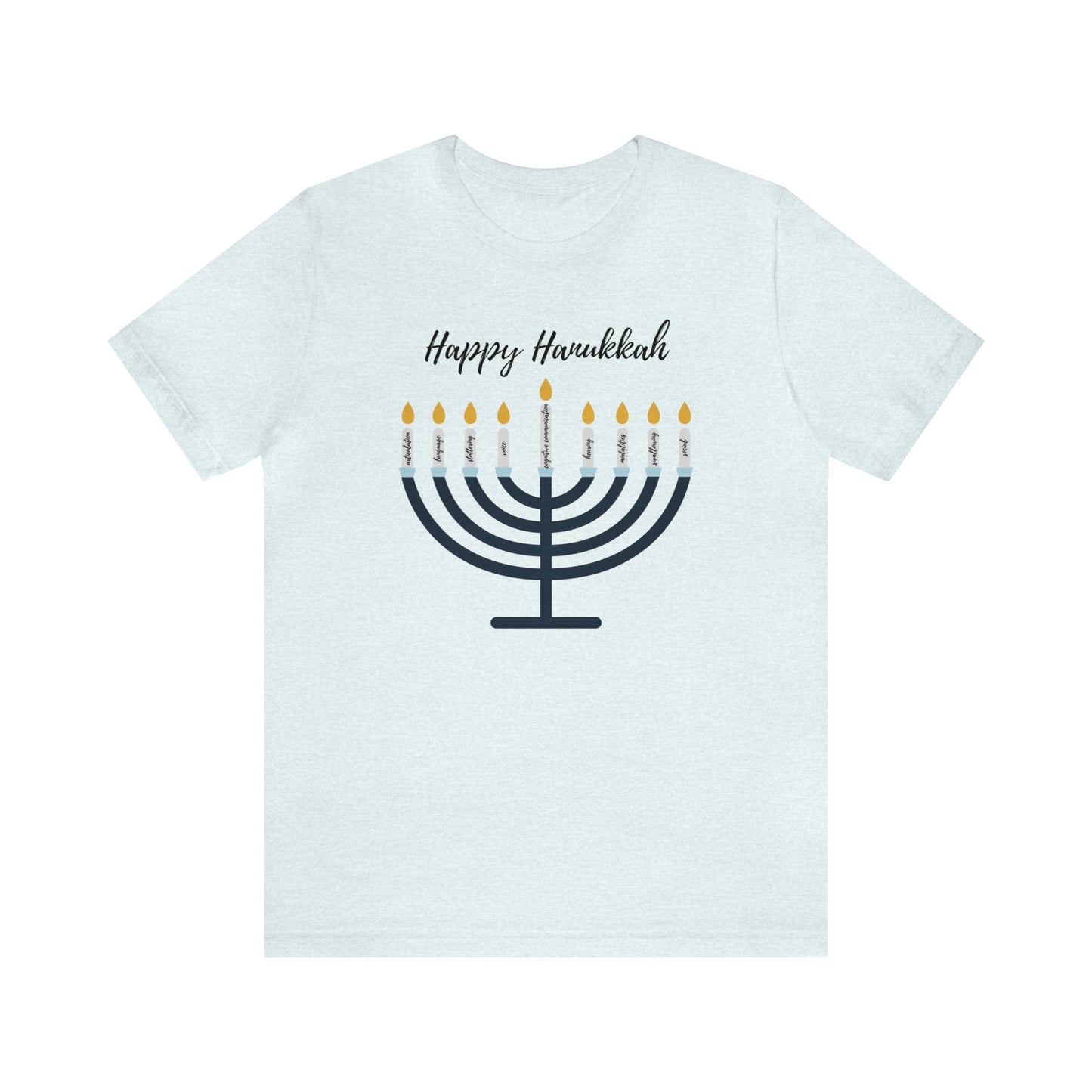 Hanukkah Big Nine Speech Scope Jersey T-Shirt