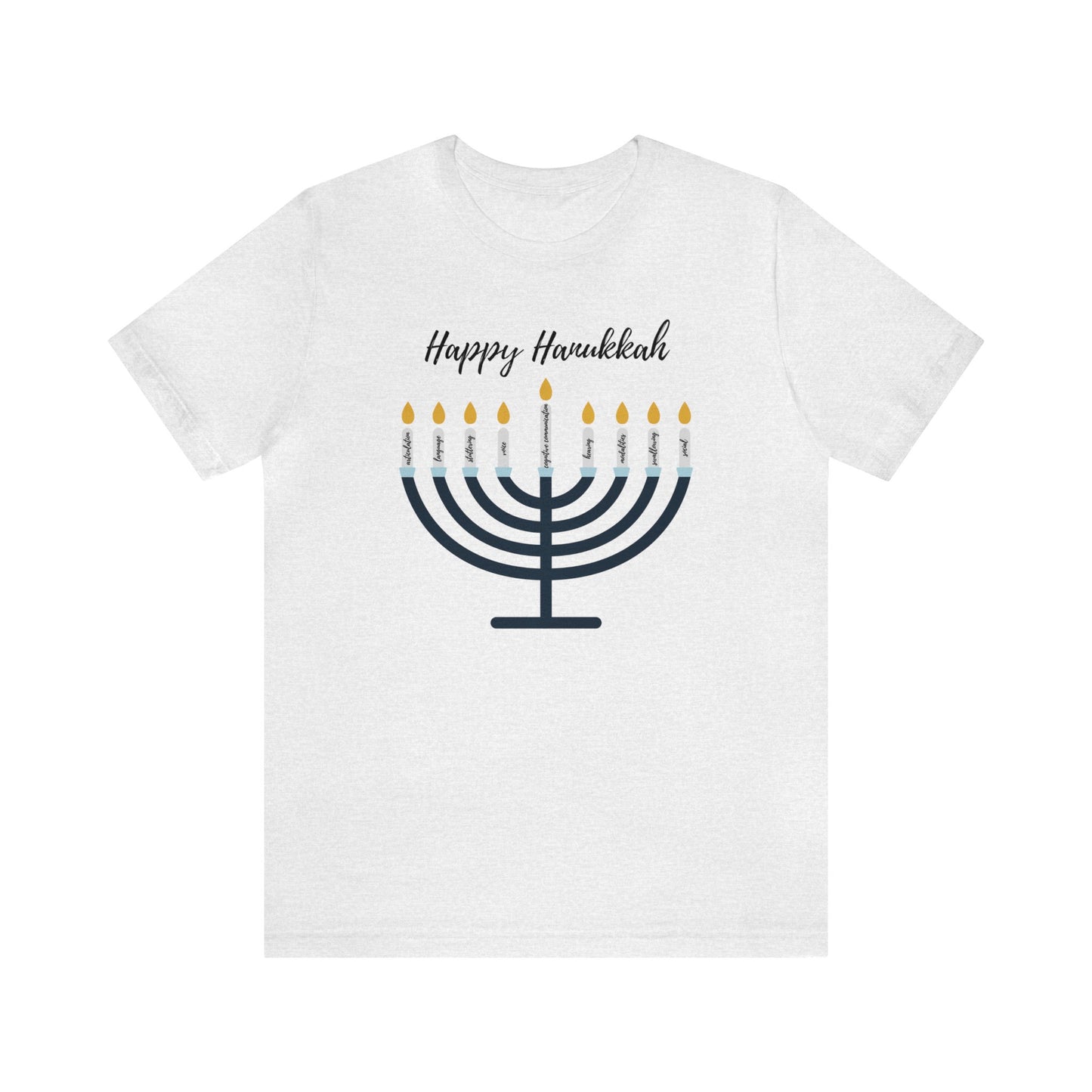 Hanukkah Big Nine Speech Scope Jersey T-Shirt