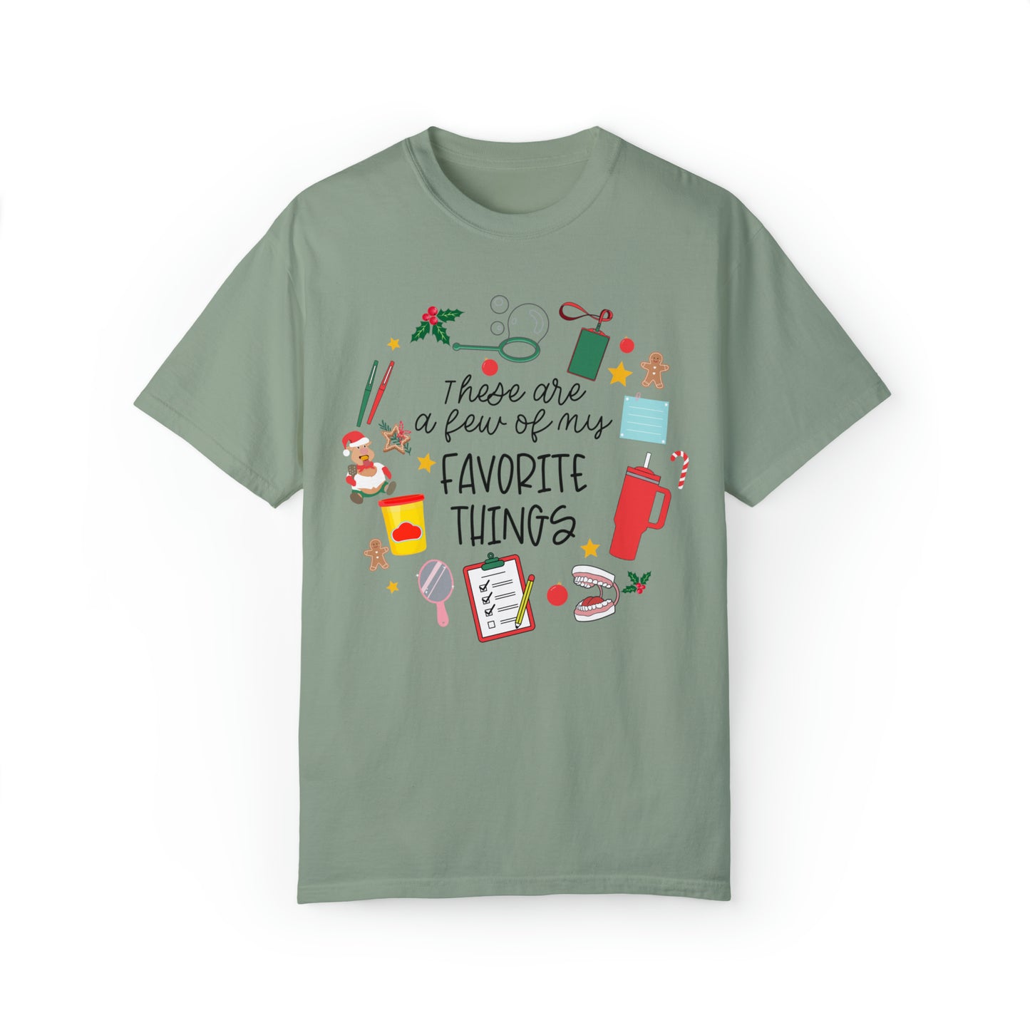 A Few of My Favorite Things Speech Comfort Colors T-Shirt | Tumbler Design