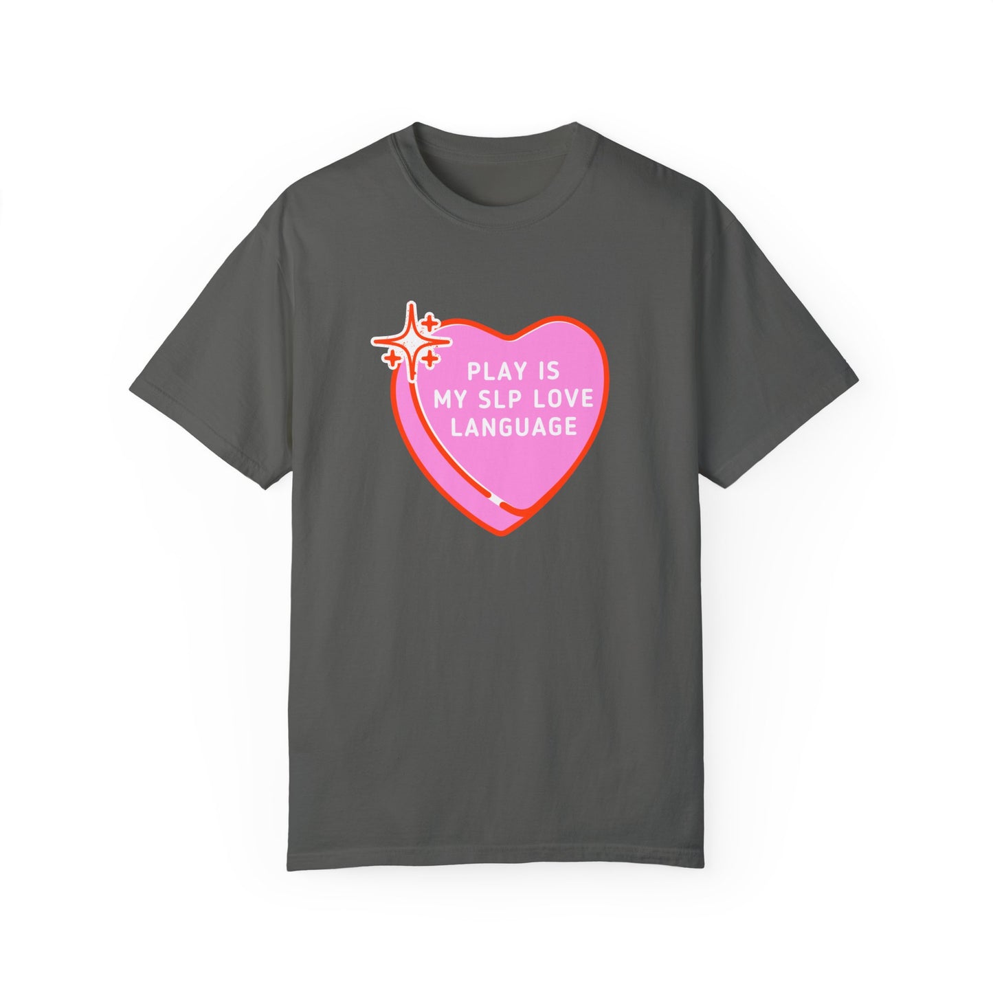 Play Is My SLP Love Language Comfort Colors T-Shirt