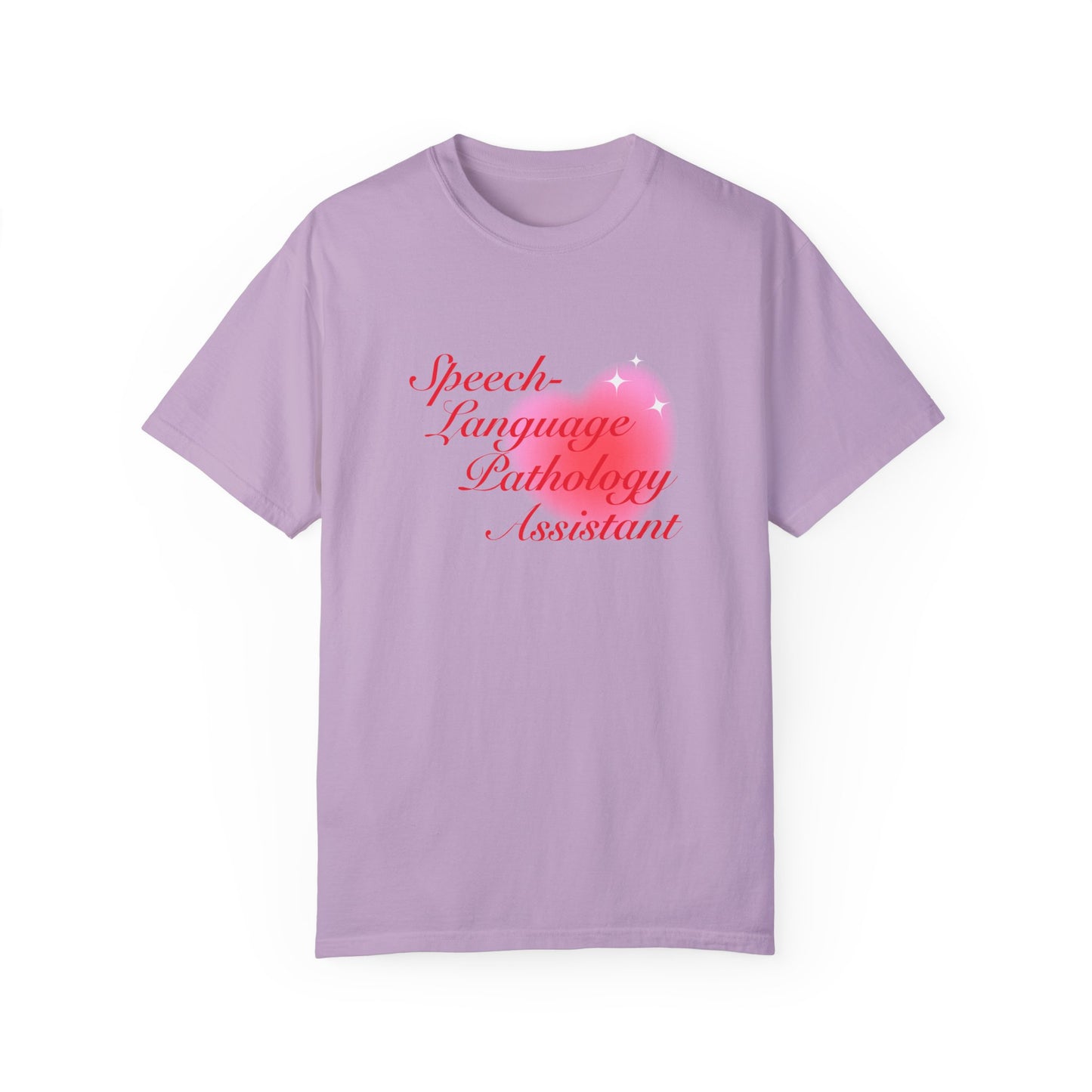 Speech-Language Pathology Assistant Heart Comfort Colors T-Shirt