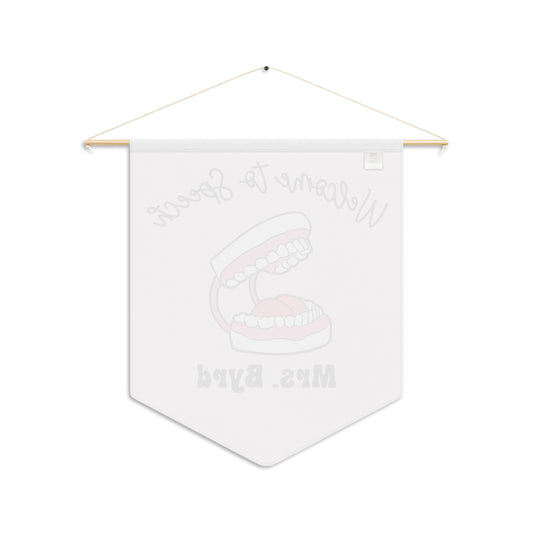 Custom Welcome to Speech Pennant