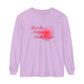 Speech-Language Pathologist Heart Long Sleeve Comfort Colors T-Shirt