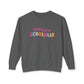 Embrace Echolalia Rainbow Lightweight Comfort Colors Sweatshirt