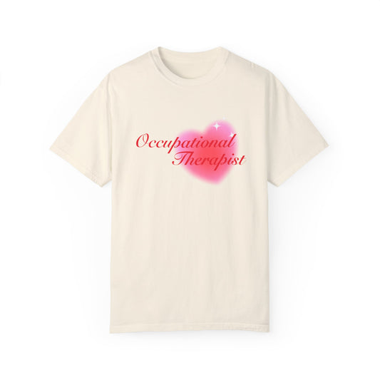 Occupational Therapist Heart Comfort Colors T-Shirt