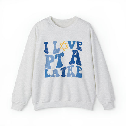 I Love PT a Latke Crewneck Sweatshirt