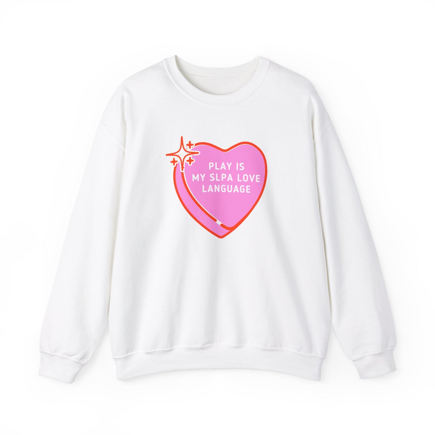 Play Is My SLPA Love Language Crewneck Sweatshirt