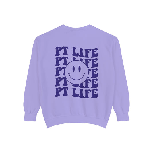 PT Life Smiley Comfort Colors Sweatshirt