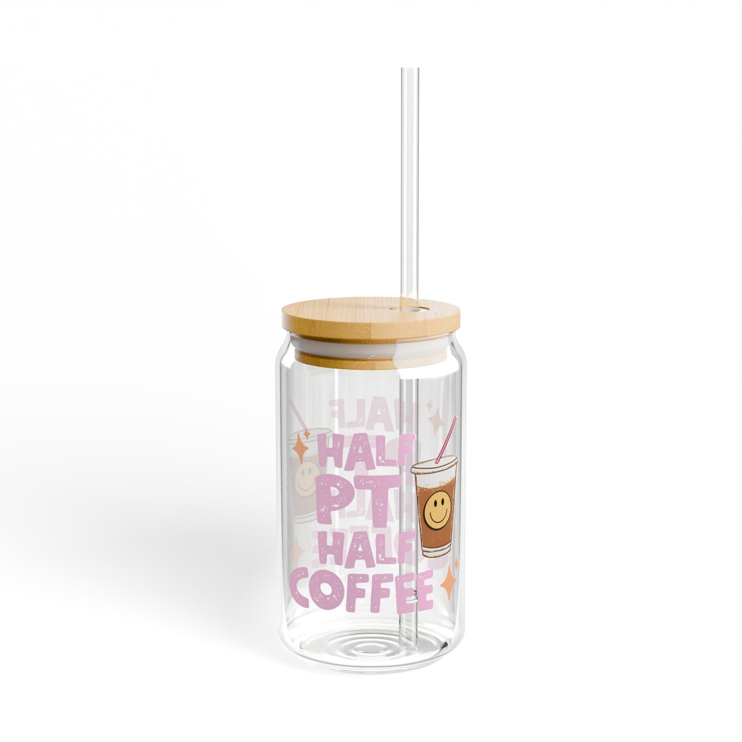 Half PT Half Coffee Glass