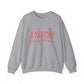 Falling in Love With Speech Therapy Crewneck Sweatshirt