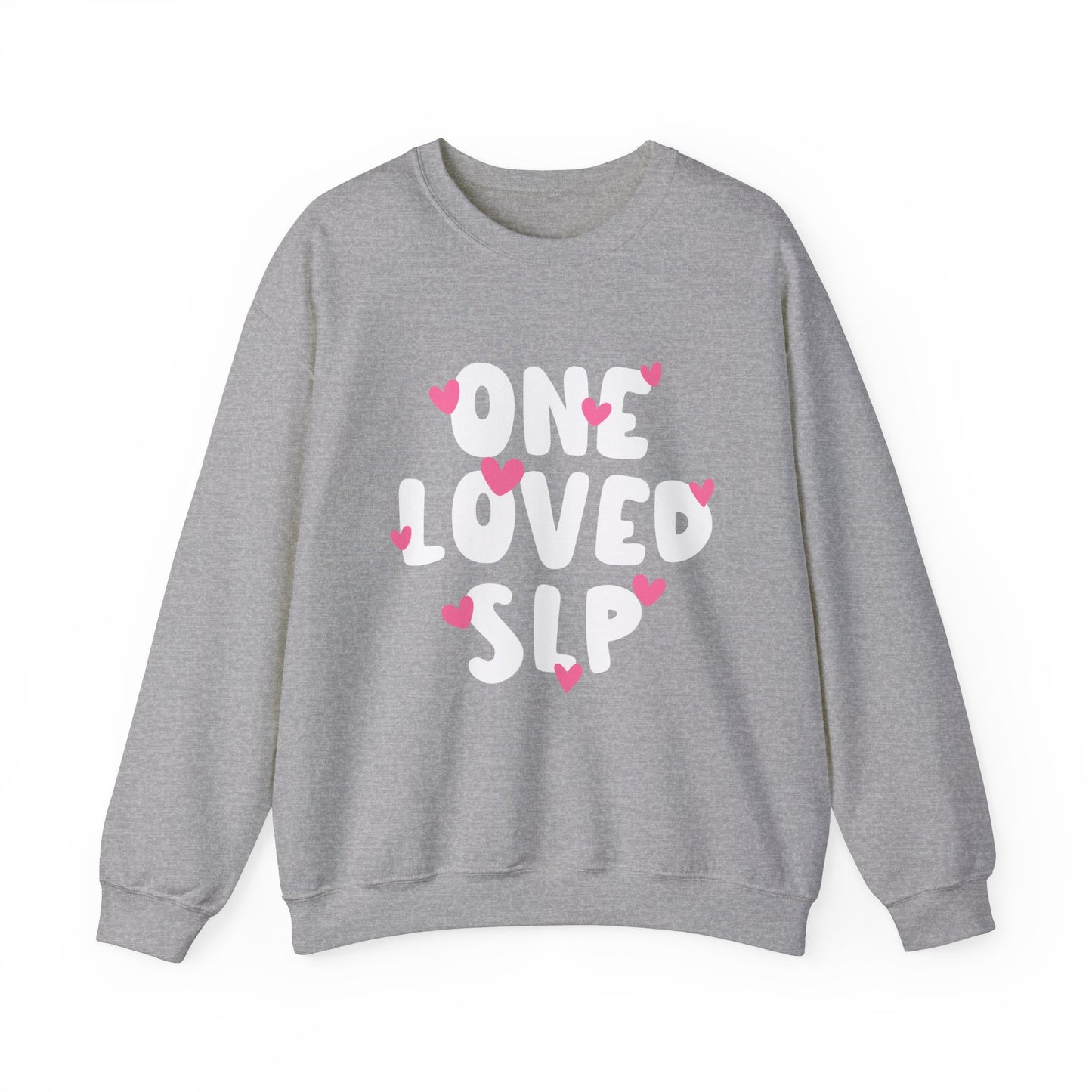 One Loved SLP Hearts Crewneck Sweatshirt