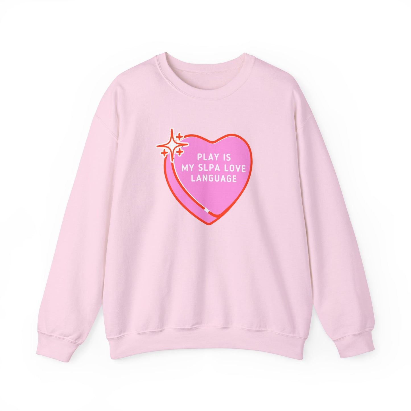 Play Is My SLPA Love Language Crewneck Sweatshirt