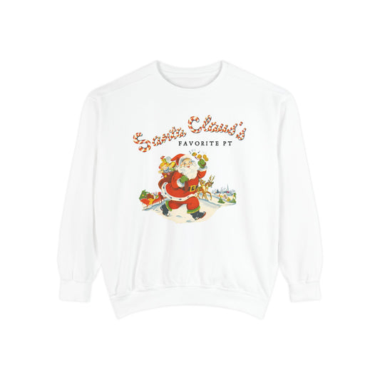 Santa Claus's Favorite PT Comfort Colors Sweatshirt