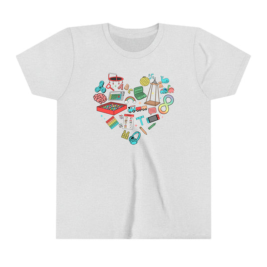 Autism Heart Youth T-Shirt