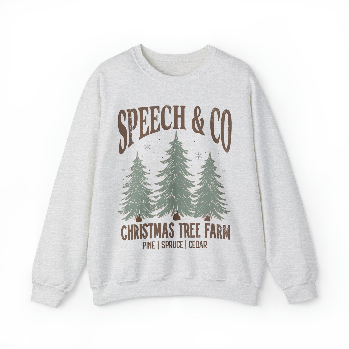 Speech & Co Christmas Tree Farm Crewneck Sweatshirt