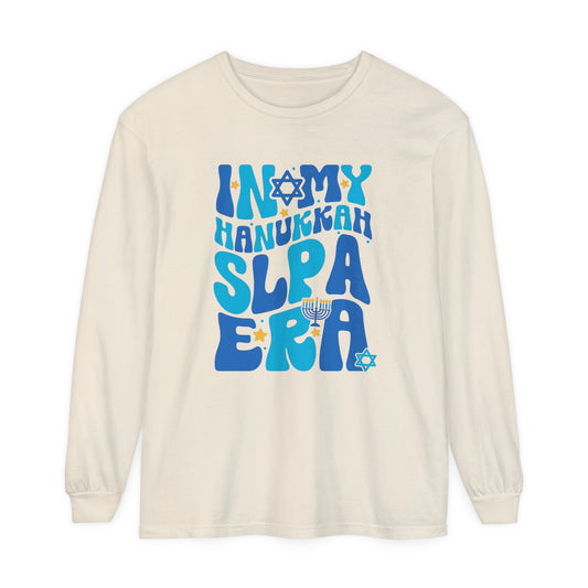 In My Hanukkah SLPA Era Long Sleeve Comfort Colors T-Shirt