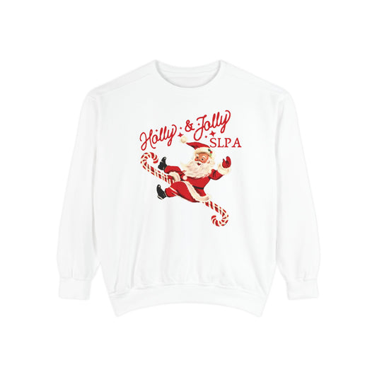 Holly & Jolly SLPA Comfort Colors Sweatshirt