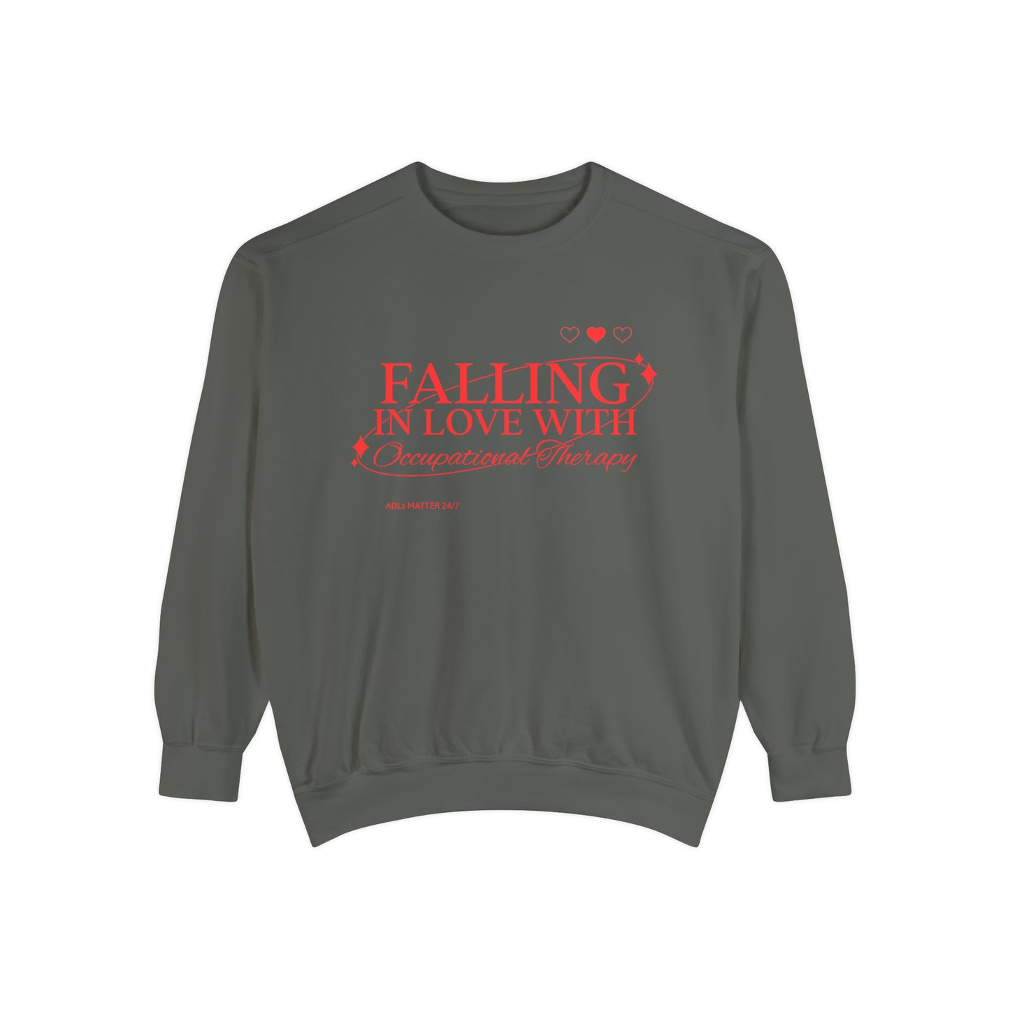 Falling in Love With OT Comfort Colors Sweatshirt