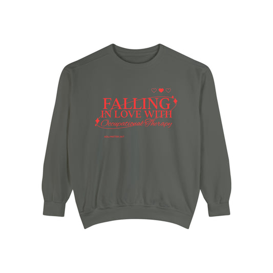 Falling in Love With OT Comfort Colors Sweatshirt