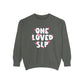 One Loved SLP Hearts Comfort Colors Sweatshirt