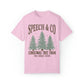 Speech & Co Christmas Tree Farm Comfort Colors T-Shirt