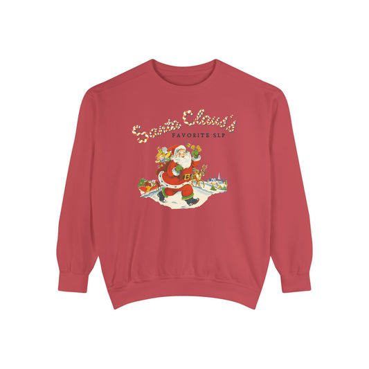 Santa Claus's Favorite SLP Comfort Colors Sweatshirt