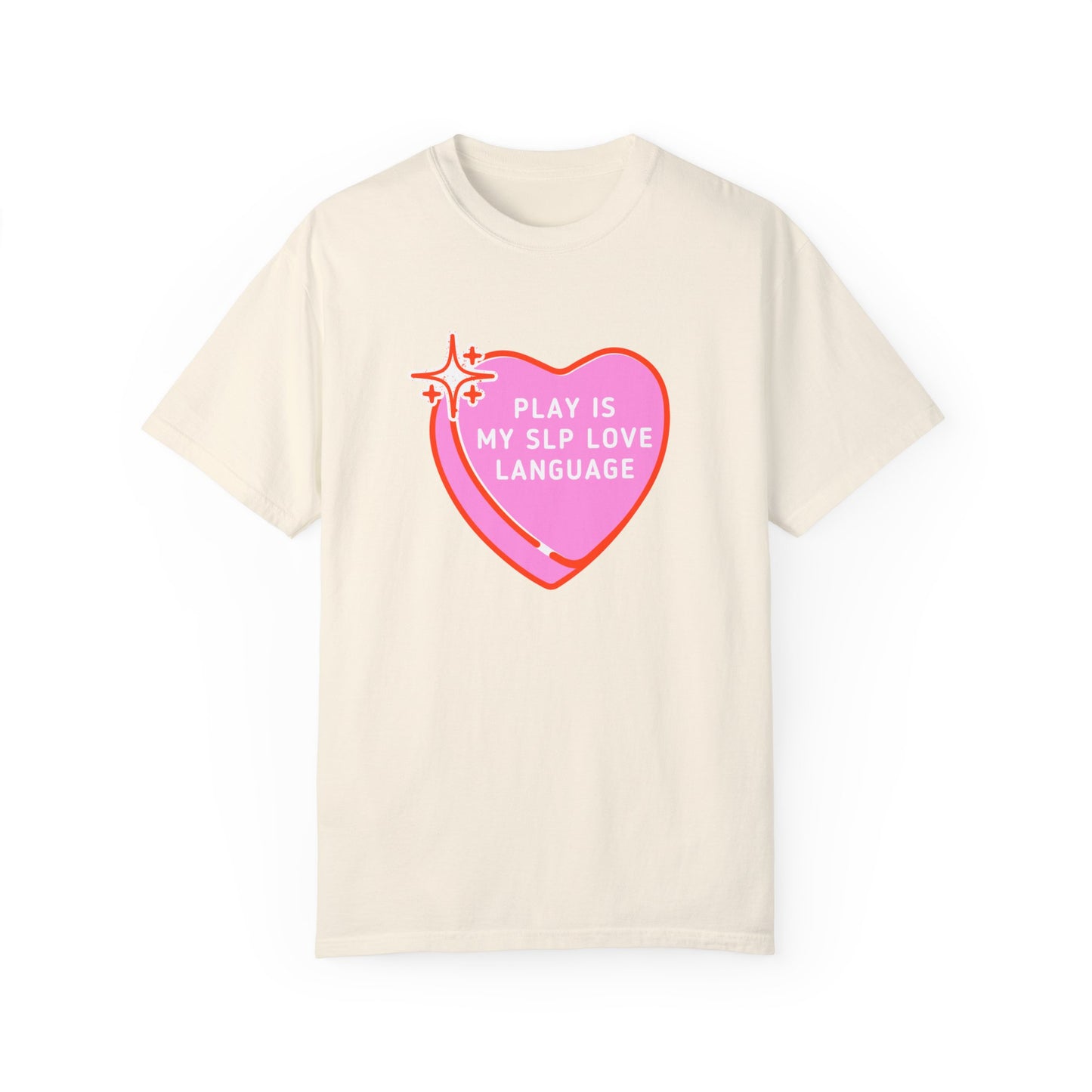 Play Is My SLP Love Language Comfort Colors T-Shirt