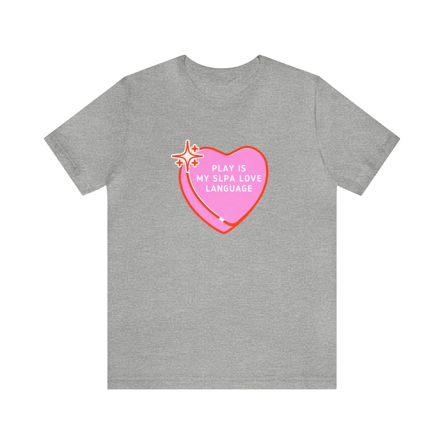 Play Is My SLPA Love Language Jersey T-Shirt