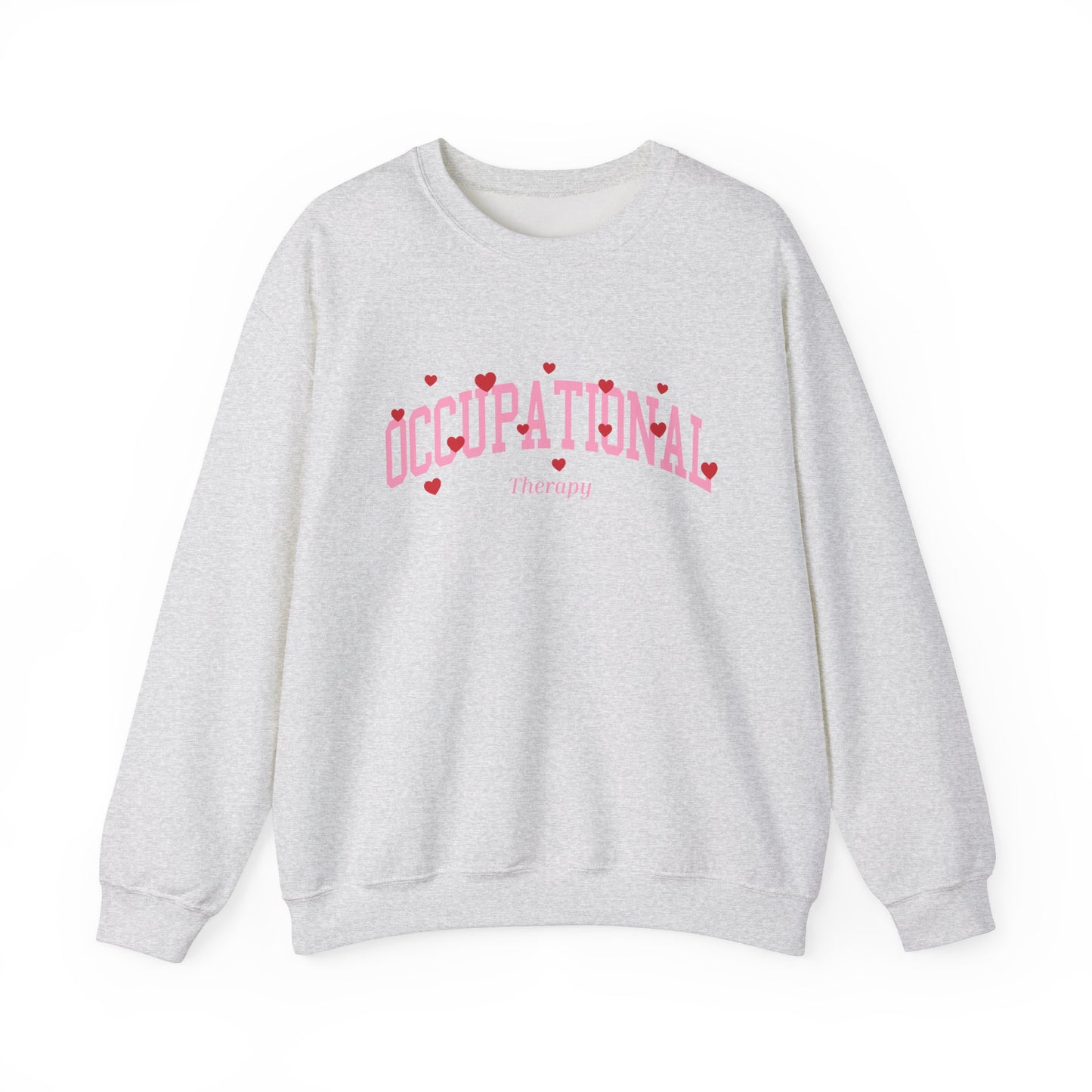 Occupational Therapy Varsity Hearts Crewneck Sweatshirt