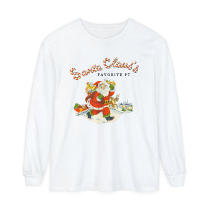 Santa Claus's Favorite PT Long Sleeve Comfort Colors T-Shirt