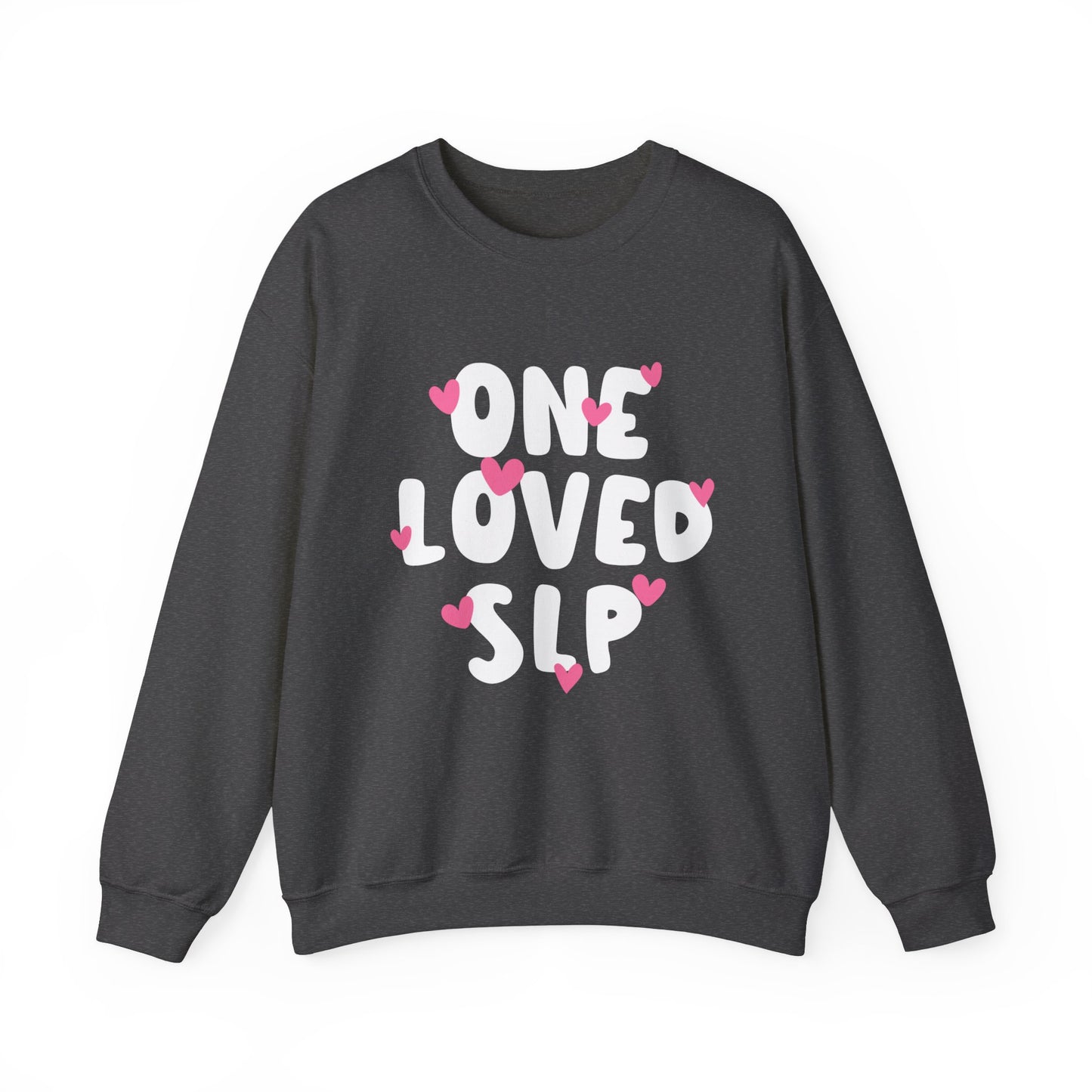 One Loved SLP Hearts Crewneck Sweatshirt