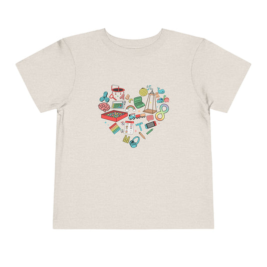 Autism Heart Toddler T-Shirt