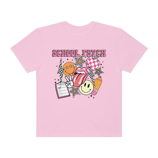 Retro School Psych Comfort Colors T-Shirt