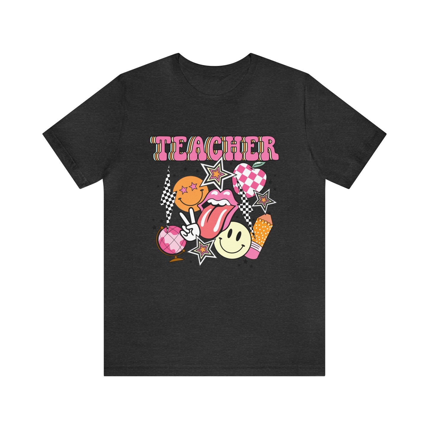 Retro Teacher Jersey T-Shirt