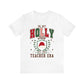 Holly Jolly Teacher Era Jersey T-Shirt