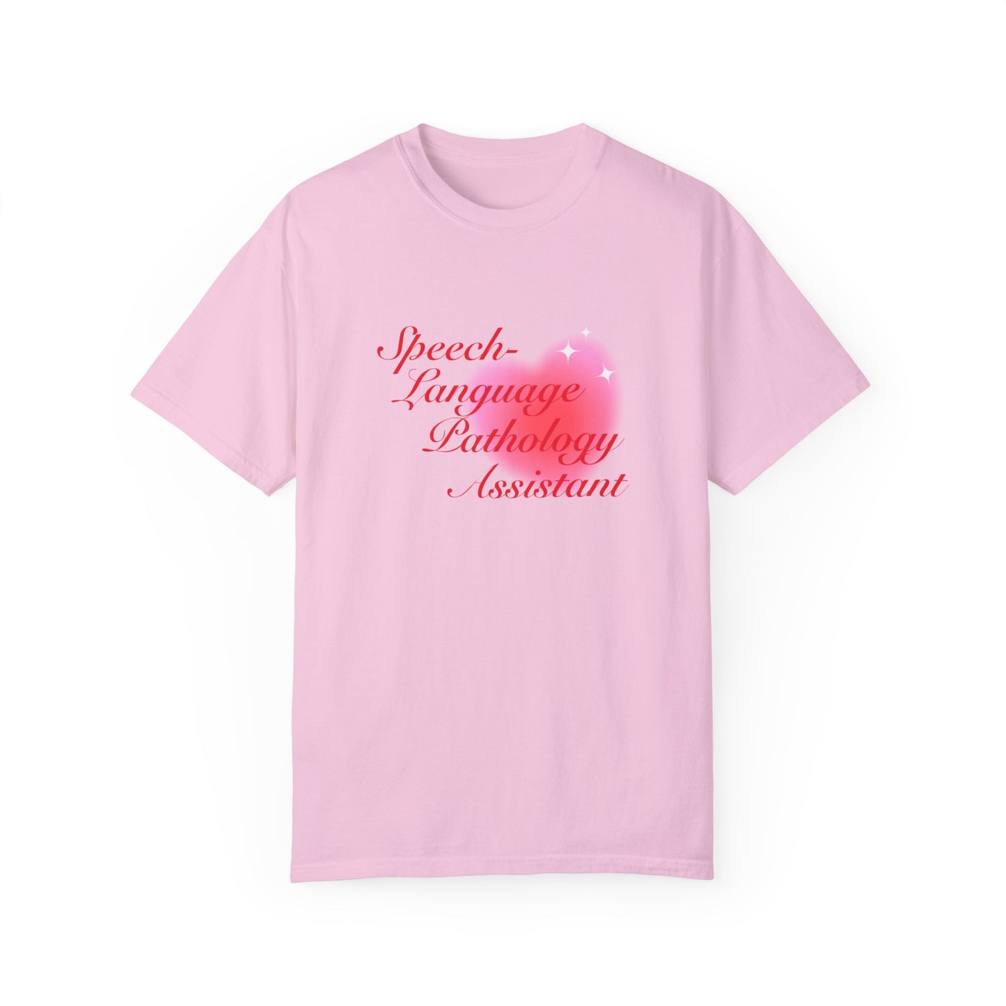 Speech-Language Pathology Assistant Heart Comfort Colors T-Shirt