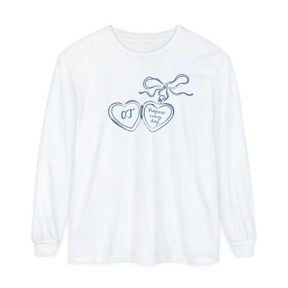 OT Heart Locket Long Sleeve Comfort Colors T-Shirt