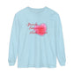 Speech-Language Pathologist Heart Long Sleeve Comfort Colors T-Shirt