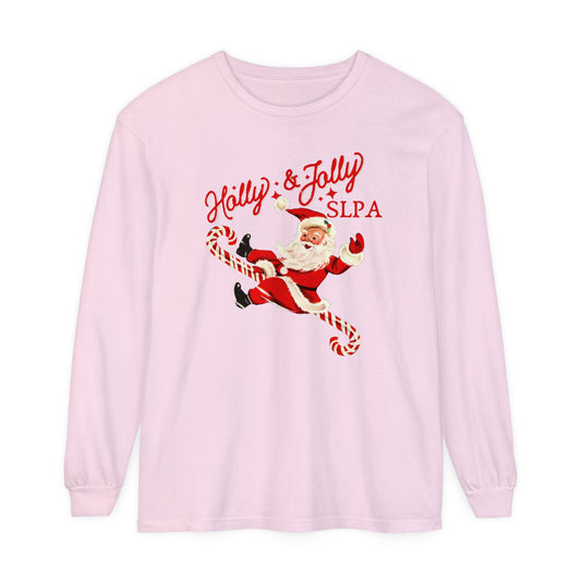 Holly & Jolly SLPA Long Sleeve Comfort Colors T-Shirt