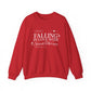 Falling in Love With Speech Therapy Crewneck Sweatshirt