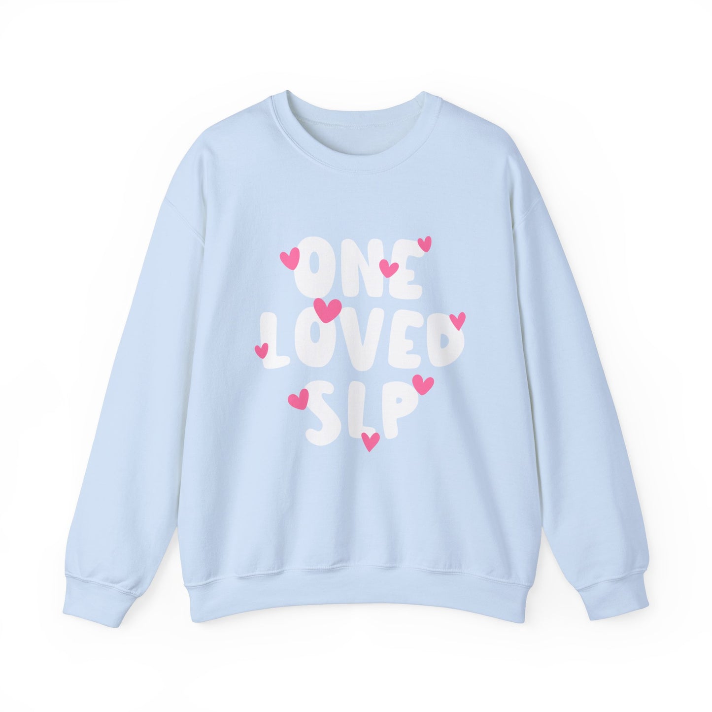 One Loved SLP Hearts Crewneck Sweatshirt